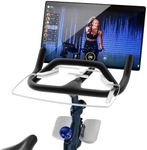 KHINYA Laptop Tray - Compatible with Peloton Bike+ (Plus Model), Laptop Desk Tray, Desk Attachment for Peloton with Anti-Slip Rubber Cover