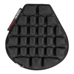 GRAND PITSTOP Polyester Inflatable Air Seat Cushion | Breathable Mesh Cover & Non-Skid Bottom | Ideal For Medical, Office, Home, Motorcycle, Car Lumbar Support, Black