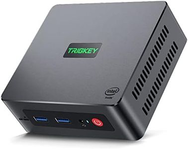TRIGKEY G4 Mini PC 12è Gén Intel Alder Lake-N100 CPU(Jusqu'à 3,40 GHz) PC 11 Pro, 16 Go DDR4 3200 MHz 500 Go M.2 SSD, Mini Ordinateur De Bureau, Double HDMI, WiFi 6, BT 5.2, USB 3.2 Gen2