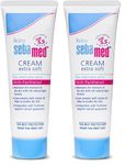 Sebamed Baby Cream Extra Soft 50m|Ph 5.5| Panthenol and Jojoba Oil|Clinically tested| ECARF Approved (Pack of 2)
