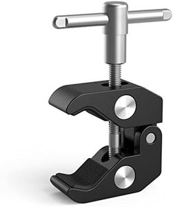 SMALLRIG Super Clamp with 1/4 and 3/8 Thread for Cameras, Lights, Umbrellas, Hooks, Shelves, Plate Glass, Cross Bars, etc - 735