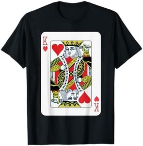 Re del cuore durante il gioco di carte Maglietta