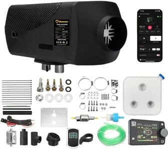 Sunster 12V&24V Car Parking Heater，night Diesel Air Heater, with Bluetooth APP Control and LCD Monitor for Car Trucks Boat Bus RV Motor-Homes and campervan