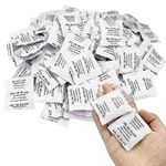 60 Packs Silica Gel Desiccant Silica Gel Moistureproof Desiccant Sealed Package Dehumidification Desiccant Desiccant Silica gel for Dehumidification of clothes, food, room, kitchen(5g/pack)