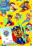 Paw Patrol Official Gift Wrap, 2 Sheets 2 Tags, Gift Wrap for Presents, Climate Pledge Friendly Officially Licensed Gift Wrap