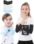 Arm Sleeves for Kids Babies, Sun Protection Athletic Protective Arm Cover for Eczeme and Prevent Scratching - 1 & 3 Pairs