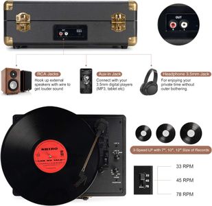 Retrolife Bluetooth Vinyl Record Player – Wireless Turntable
