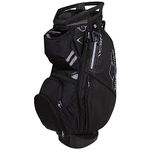 Sun Mountain Mens 2023 C130 14-Way Divided Golf Cart Bag (Black) (C-130)