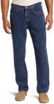 Lee Men's Relaxed Fit Straight Leg Jean, Medium Stone, 28W x 30L