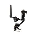 PROAIM Spin-3 3-Axis/2-Axis Motorized Pan Tilt Head w 12V Joystick Controller for Camera Jib Crane. 15kg/33lb Payload, 360° Smooth & Precise Moves. Robust, Inaudible Operations + Bag (PT-Spin-3)