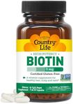 Country Life Country Life Biotin 5 mg Vegicaps, 120 Count