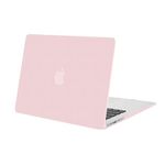 MOSISO Compatible with MacBook Air 13 inch Case Older Version (Models: A1466/A1369, 2010-2017 Release), Protective Plastic Hard Shell Cover Case, Rose quartz