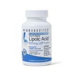 Stabilized R-Alpha Lipoic Acid ((True)) 600mg per Serving [[High Potency & up to 40x Increased Absorption]] (Na R-ALA) (Na R-LA) (Na R-Lipoate) (1 Bottle)