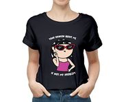 Volume 9 Opinion Girl 100% Cotton Round Neck Graphic Printed T Shirt for Girls Women, Quote Tshirts, Quote t Shirts for Men Women Girls, Slogan T Shirt.