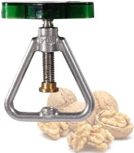 Nutcrackers,Stainless Steel Pecan Cracker Walnut Cracker Heavy Duty Nutcracker Tool for All Nuts,Black Walnut,Macadamia Nuts,Hazelnut (Plastic)