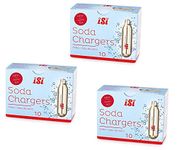 iSi Soda Chargers (C02) for Soda Siphon (Sparklets), 3 Packs of 10