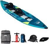 Aqua Marina Steam-412 Professional Kayak Package for 2 Person, 412 cm Length, Blue, 2022