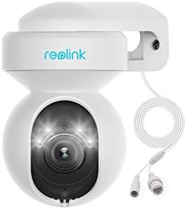 Reolink E1 Outdoor WiFi Security Camera, 5MP HD PTZ Camera for Home Security, Auto Tracking, Dual Band 2.4/5GHz WiFi, 3X Optical Zoom, Smart Motion Detection, Color Night Vision, Waterproof