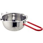 600Ml Stainless Steel Double Boiler with Heat Resistant Handle for Melting Butter Chocolate Cheese Caramel