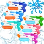 600cc Water Gun for Kids Adults：6 Pack Squirt Blasters Super Water Gun Soaker with Long Range High Capacity for Boys Girls Summer Swimming Pool Beach Outdoor Water Fighting Play Toys Party Favors