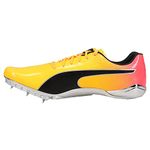 PUMA Men's Evospeed Electric Sneaker, Sun Stream-sunset Glow-puma Black, 13