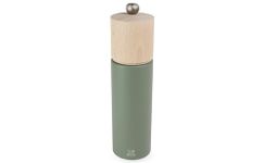 PEUGEOT - Boreal Pepper Mill 8 in/21 cm - Classic Setting - PEFC Certified Beech Wood - Made in France - Fern Green