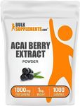 BulkSupplements.com Acai Berry Extract Powder - Antioxidants Supplement, Acai Powder - Acai Berry Powder, Gluten Free -1000mg per Serving, 1kg (2.2 lbs) (Pack of 1)