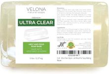 velona 5 LB - Ultra Clear Glycerin Soap Base Melt and Pour | Transparent Natural Bar for The Best Result for Soap Making