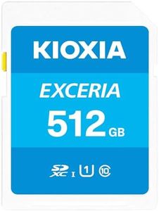 KIOXIA KLNEA512G Formerly Toshiba Memory SD Card, SDXC, UHS-I Class 10, 100 MB/s Reading Speed, Genuine Japanese Product, 5 Years Manufacturer's Warranty