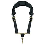 Adorence Padded Saxophone Neck Strap (Upgraded Soft Thick Padding & Metal Swivel Hook), Black-spreader, BSax-Spreader