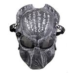 ATAIRSOFT Tactical Airsoft Paintball Alien Protective Full Face Mask Sliver Black