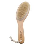 Vedco Premium Dry Brush for Body - Luxurious Natural Bristle Brush for Lymphatic Drainage, Smooth Skin, and Ingrown Hair Reduction for Men & Women