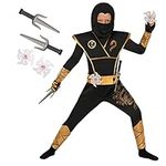 Morph Gold Ninja Costume Kids Boys 