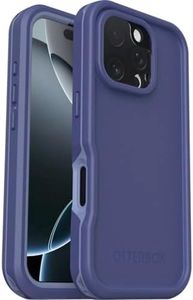 OtterBox Frē Series MagSafe Case for iPhone 16 Pro, Waterproof (IP68), Shockproof, Dirtproof, Protective Case with Built in Screen Protector, x5 Tested to Military Standard, Purple