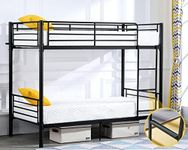 Bonnlo Bunk Bed Twin Over Twin for 