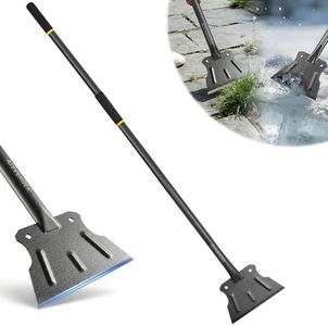 59" Floor Scraper,Heavy-Duty Flat Shovel,Ice Scraper for Driveway,Steel Long-Handled Ice Chipper,Snow Shovel Suitable for Clearing Driveways,Gardens and Outdoor Surfaces