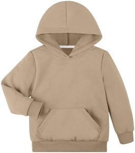 BIG ELEPHANT Boys Fleece Hooded Sweatshirt, Pullover Hoodie with Pocket