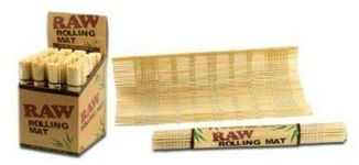 Pack of 3 Raw Bamboo Hand Rolling Tobacco Smokers Rolling Mat