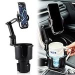 Amiss Cup Holder Cell Phone Mount for Car with 360°Rotation - Expander Organizer with Adjustable Base, Cell Phone Accessories Compatible with iPhone, Samsung & All Smartphones