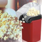 SUNKIM Popcorn Popper Machine, 1200W Oil Less Reusable Electric Hot Oil Popper 2 Min Fast Hot Air Popcorn Popper Maker High Explosive Rate Popcorn Maker for Home,BPA-Free,110v (US)