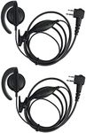 Earpiece for Motorola with VOX and Surveillance Headsets for RDM2070D CP200 CP200D CLS1410 CLS1413 CLS1450 (2 Packs) G