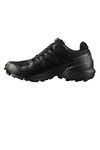 Salomon Speedcross 5 Gore-Tex Men's Trail Running Shoes, Weather protection, Aggressive grip, and Precise fit, Black, 10