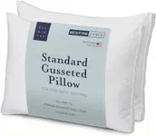 Ella Jayne Bed Pillows for Sleeping 2 Pk - Standard Size Pillow Set - Microfiber Shell - Gel Fiber Fill - Medium / Firm Support for Side & Back Sleepers - Luxury Hotel Collection