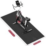 HAPBEAR Exercise Equipment Mat-84" x 36"x1/4" (213 x 92cm×6mm),Treadmill Mat, Exercise Bike Mat, Heavy-Duty Floor Protector, Non-slip, Noise Reduction