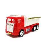 PRIMEFAIR Construction Vehicles for Kids Pretend Play Toy Trucks Push and Go Run Fast Mixer Tanker Toy for Kids (Truck Dumper-B-02)