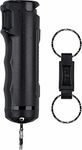 Freeze +P Pepper Spray - 1/2 oz Stream - Black Key Chain (Flip Top)