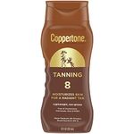 Coppertone Tanning Defend & Glow Sunscreen With Vitamin E Lotion SPF 8, 8 Fluid Ounces