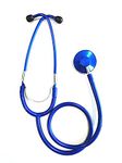 Pro Single Head Stethoscope Light weight Ideal for EMT Doctor Nurse Vet Medical Student Health Blood Stethoscope (Blue)