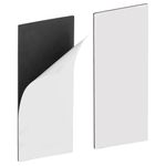 Magnetic Strips with Strong Adhesive Backing (5.9 x 2.35 inches) Magnetic Tape with Adhesive Backing Heavy Duty Magnet Strips for Refrigerator Whiteboard, Most Surface (150 x 60 x 2 mm, 2 pcs)