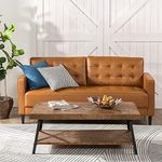 Zinus Mid-Century 3 Seater Leather 